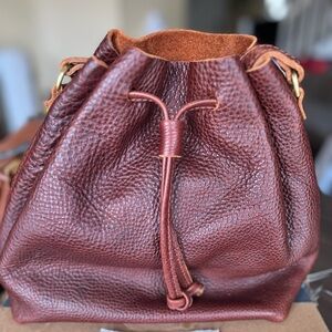 Portland Leather Goods Large Bucket in Nutmeg